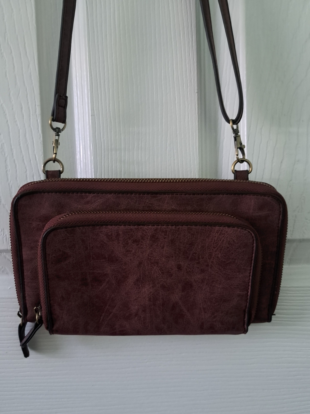 Joy Susan Crossbody Burgundy Bag